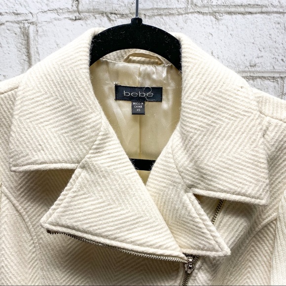 Bebe Cream Jacket Size XS - Picture 4 of 12